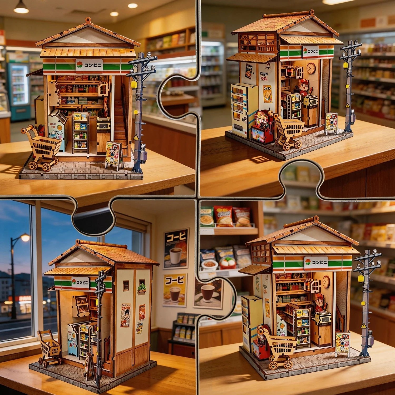 Wisteria Lane Convenience Store - Miniature House Kit - NookFan
