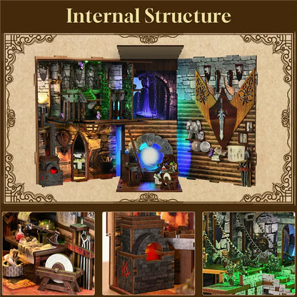 Blade and Magic - DIY Miniature Book Nook Kit