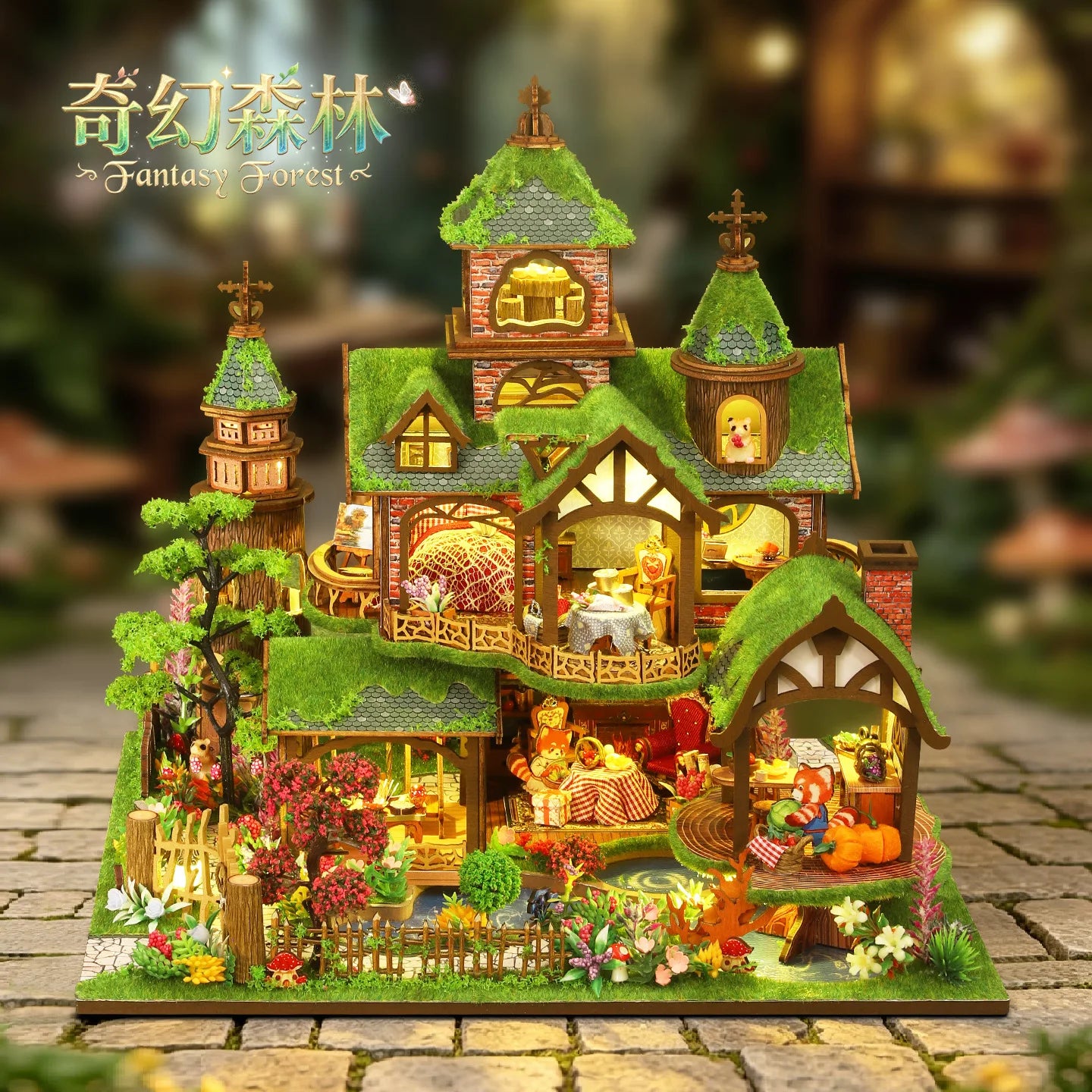 Fantasy Forest - DIY Miniature House Kit - NookFan