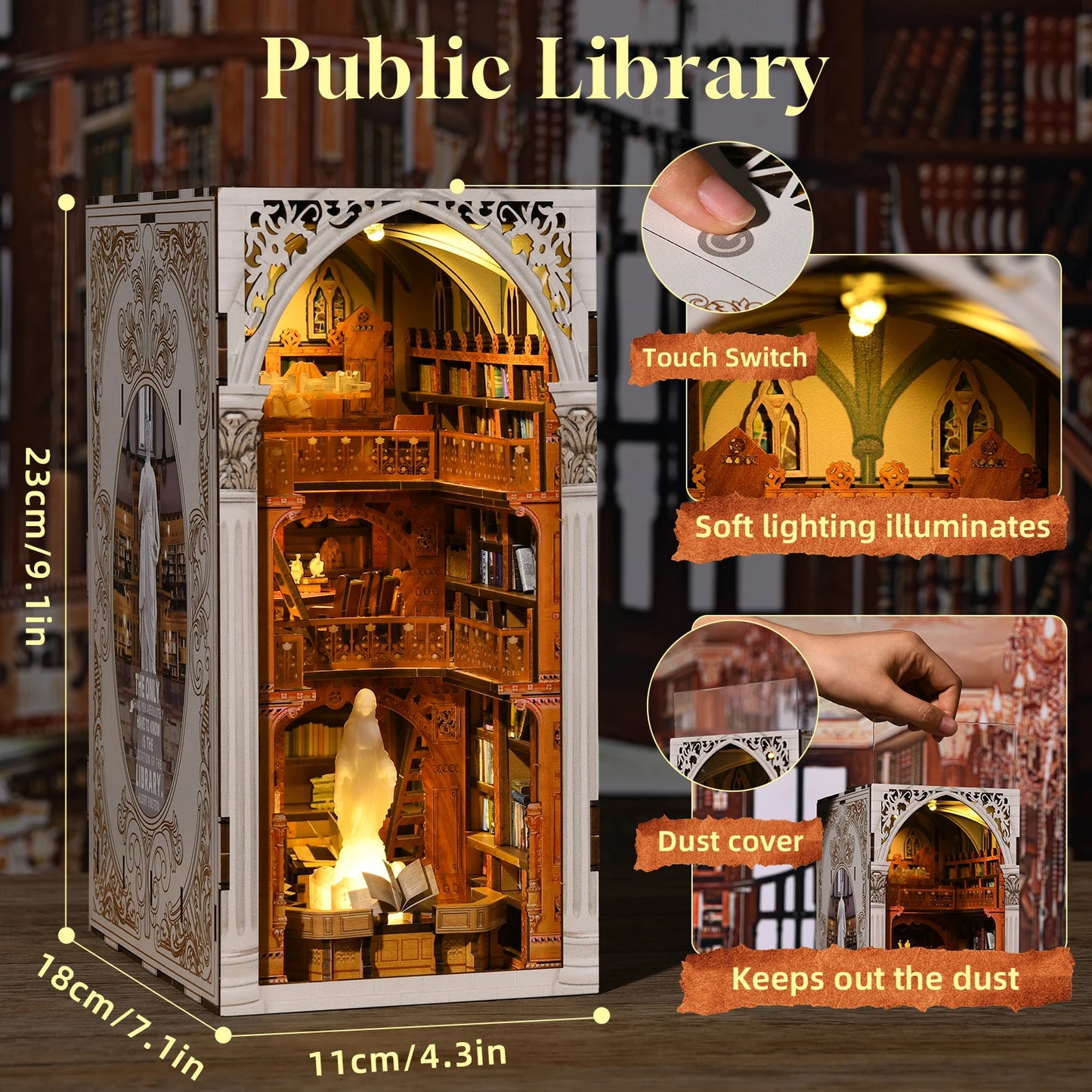 Public Library DIY Book Nook Kit