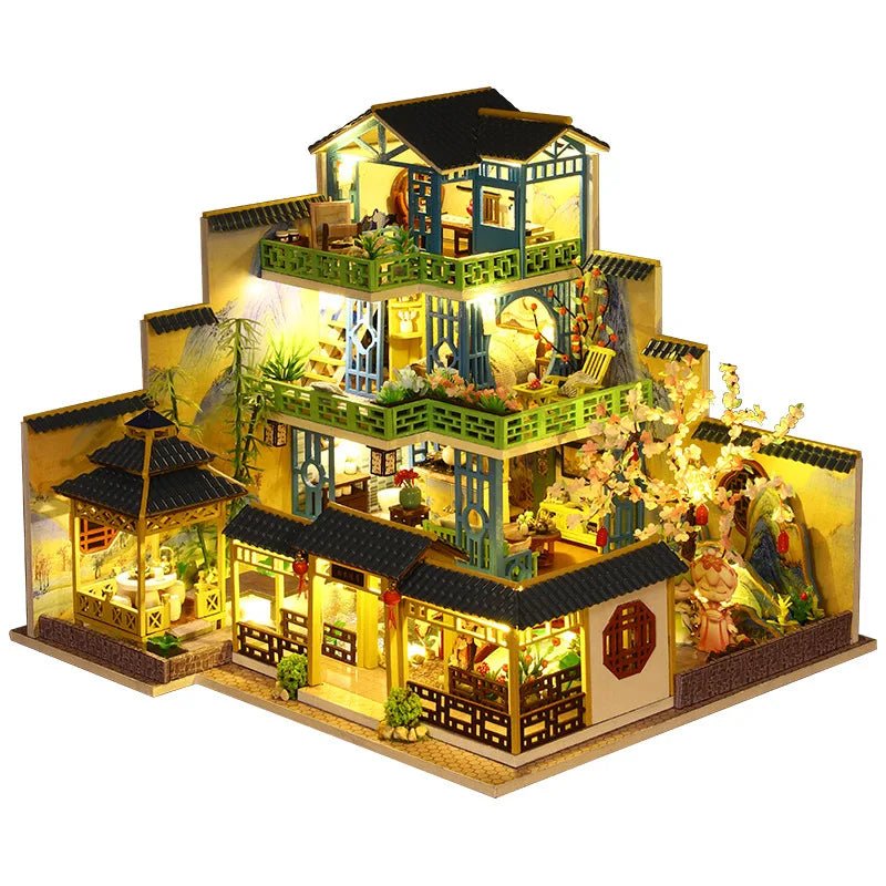 Fuchun Mountain Villa - DIY Miniature House Kit - NookFan