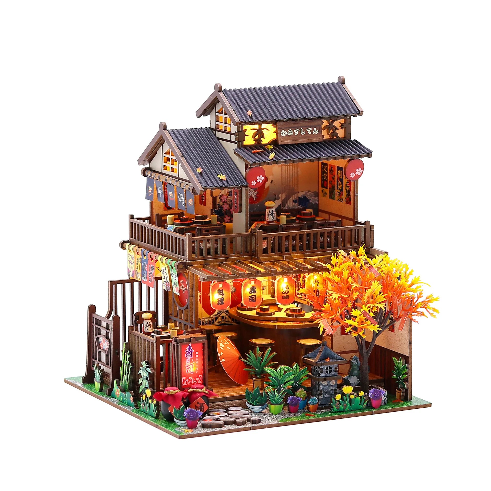 Nawei Sushi House - DIY Miniature Kit - NookFan