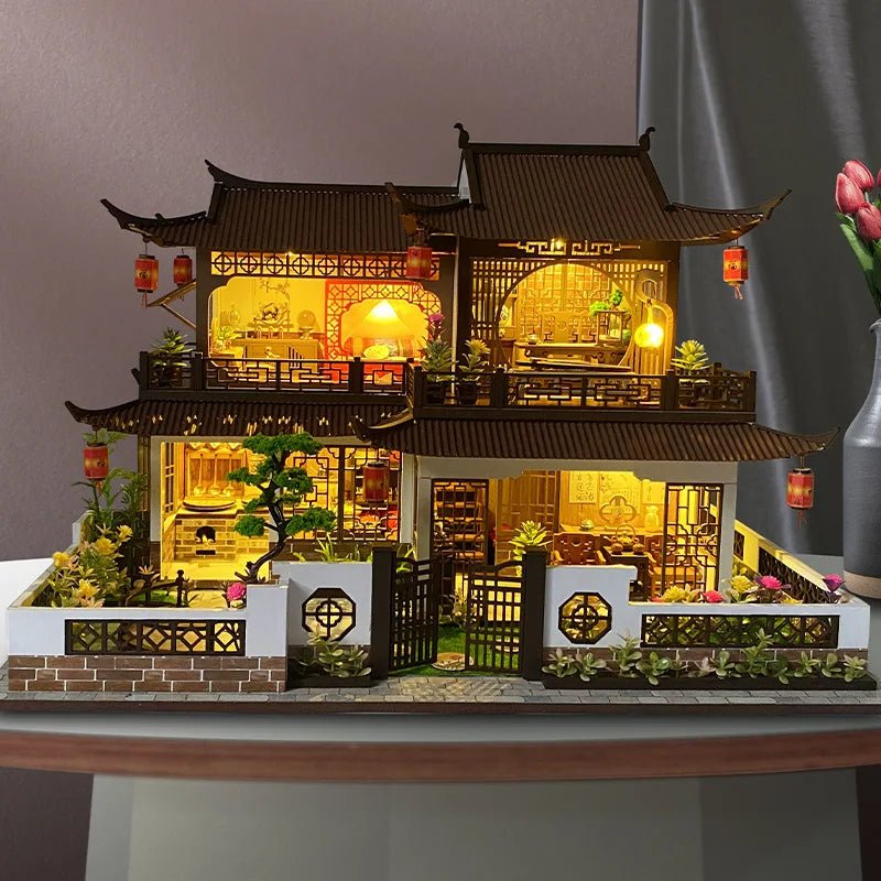 Daidi - DIY Miniature Wooden Villa Kit - NookFan
