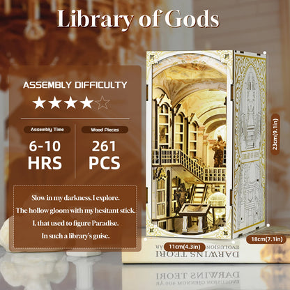 Library Gods - DIY Wooden Book Nook Kit