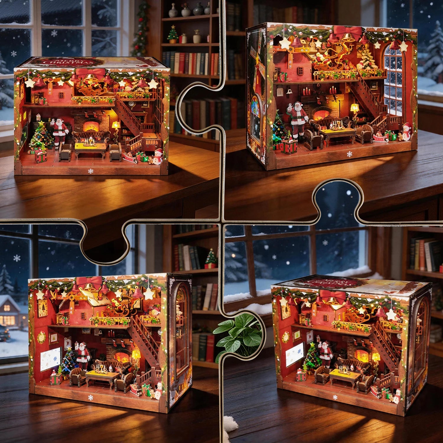 Merry Christmas Eve - Mini Book Nook Kit - NookFan