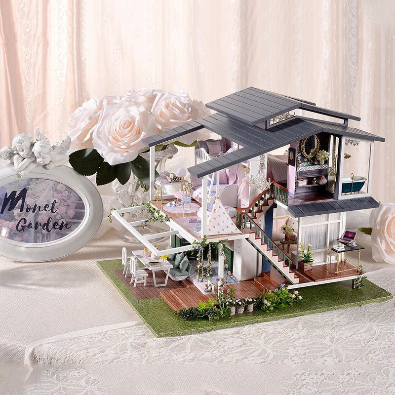 Monet's Garden- DIY Wooden Miniature House - NookFan