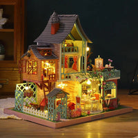 Happy Jungle Resort - DIY Wooden Miniature House Kit - NookFan