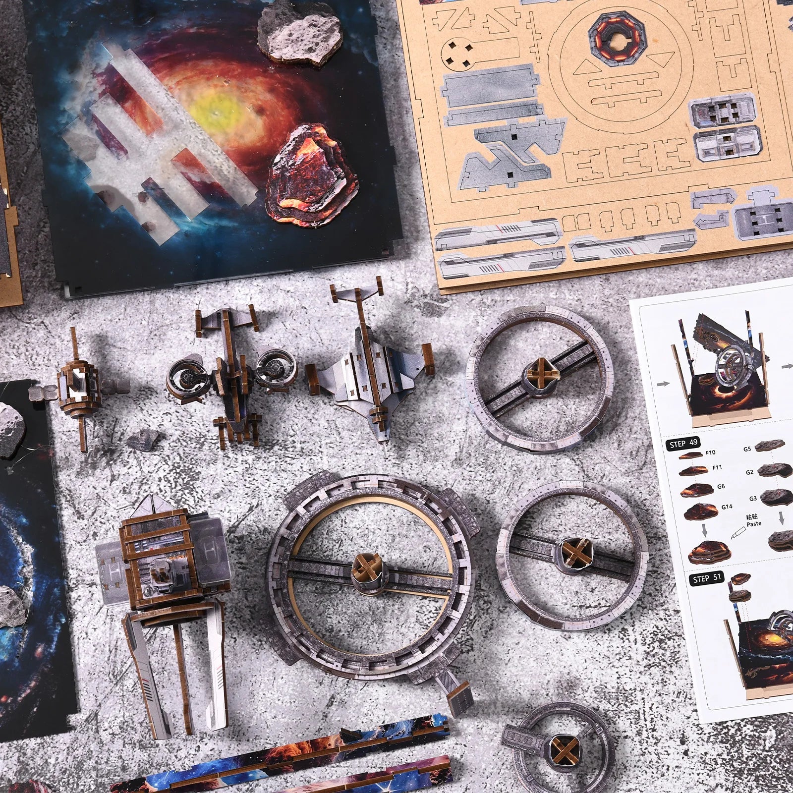 Nebula Wanderer Mini Book Nook Kit