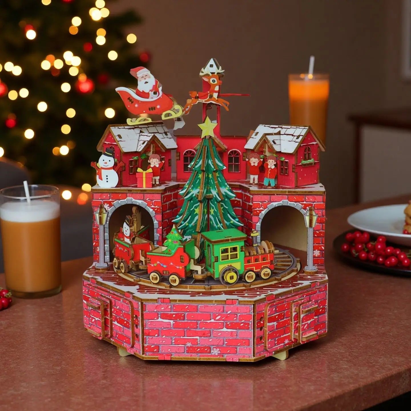 Christmas Train Music Box DIY Craft Kit - NookFan