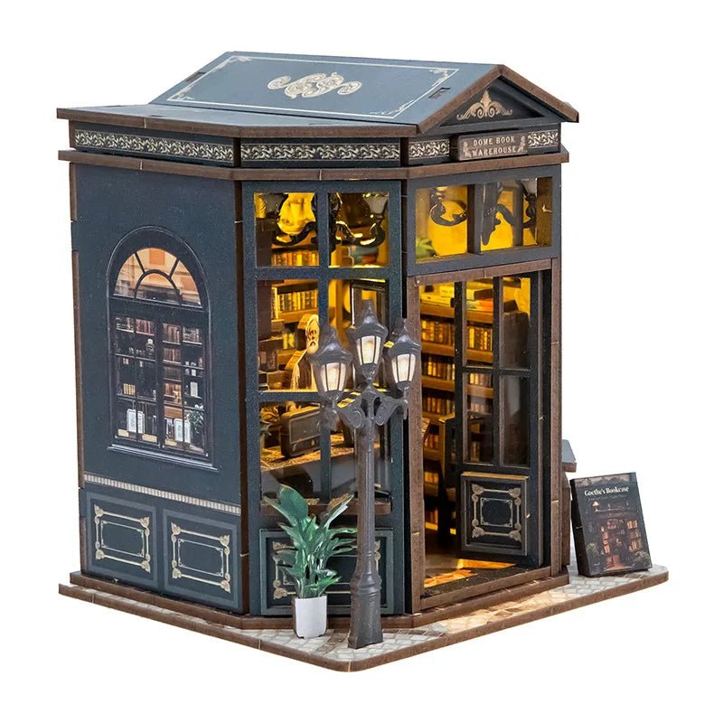 Dome Book Warehouse - DIY Miniature House Kit - NookFan