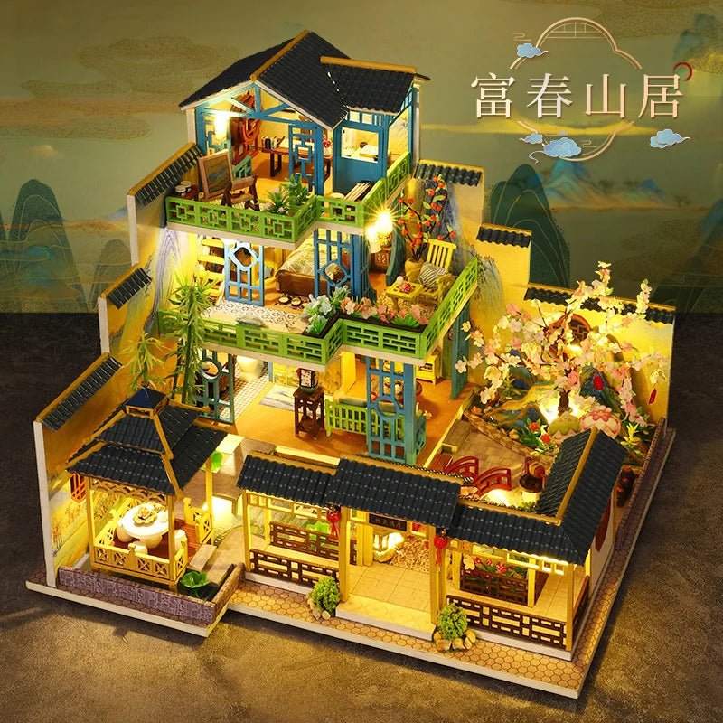 Fuchun Mountain Villa - DIY Miniature House Kit - NookFan