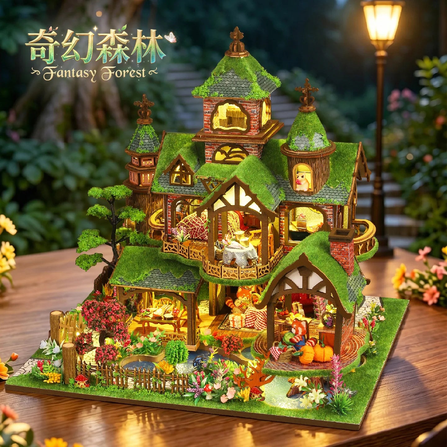 Fantasy Forest - DIY Miniature House Kit - NookFan