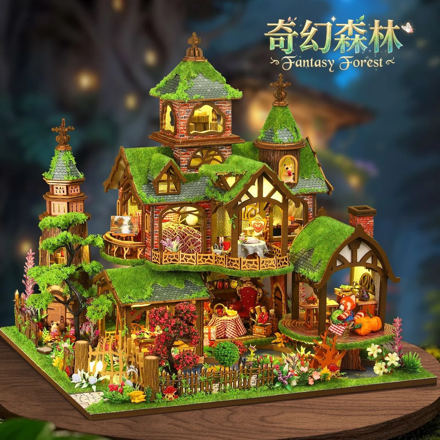 Fantasy Forest - DIY Miniature House Kit - NookFan