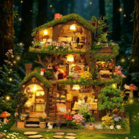 Treehouse Cottage - DIY Miniature House Kit - NookFan