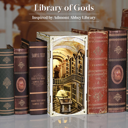 Library Gods - DIY Wooden Book Nook Kit