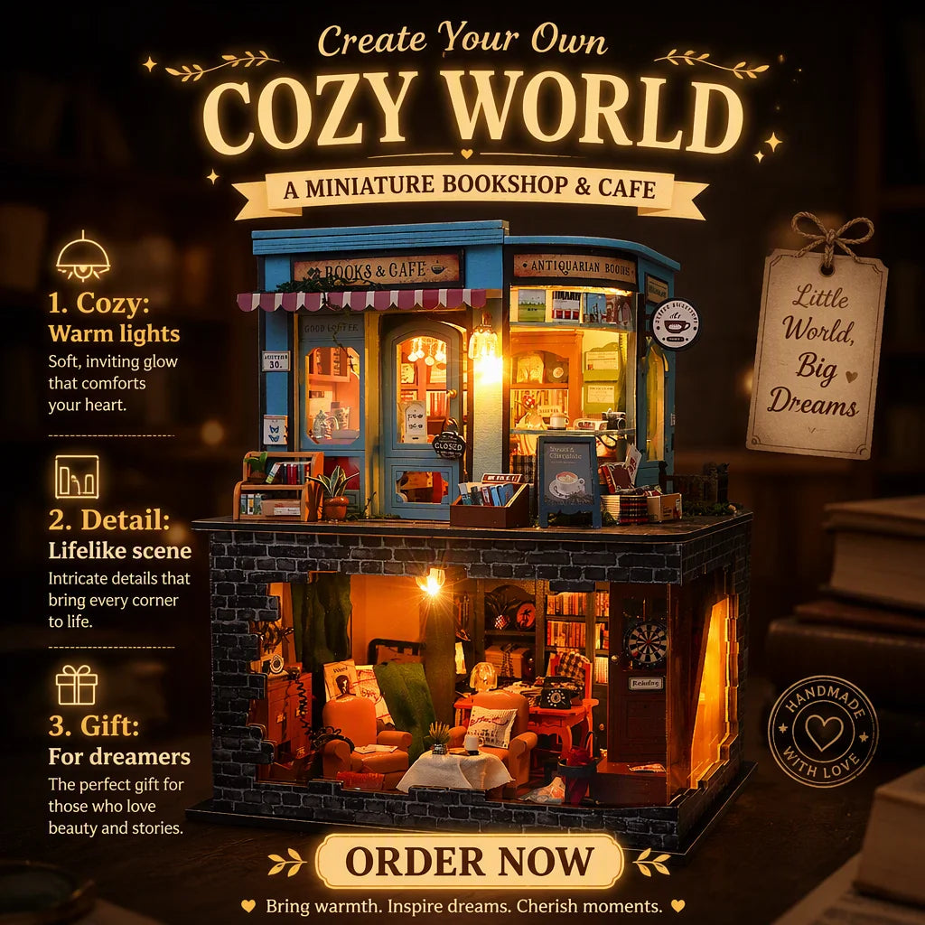Cozy World - Miniature Bookshop & Cafe