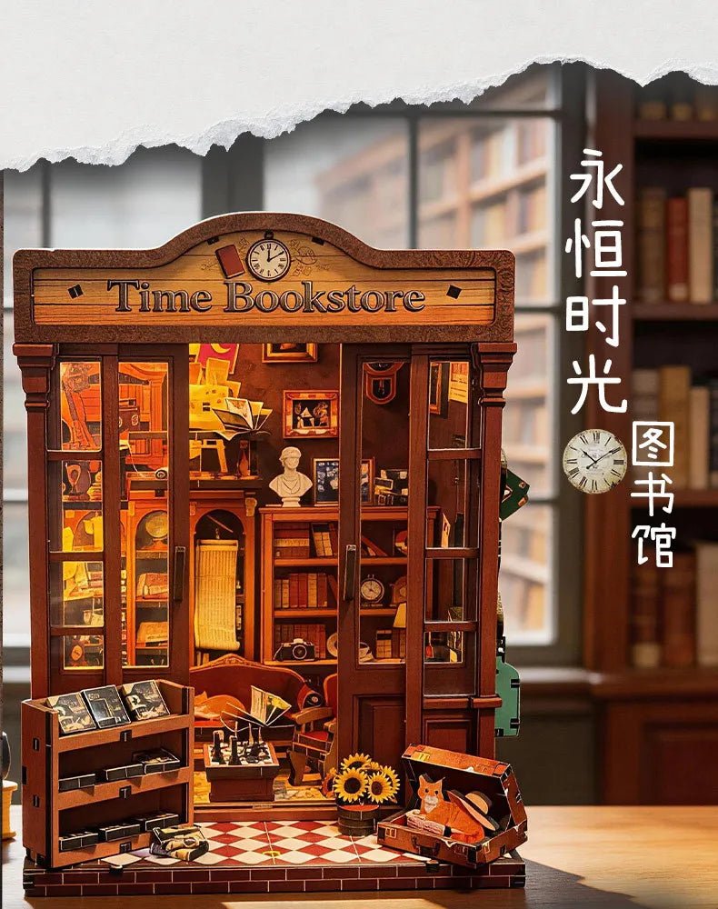 Time Bookstore - Mini Booknook Kit - NookFan