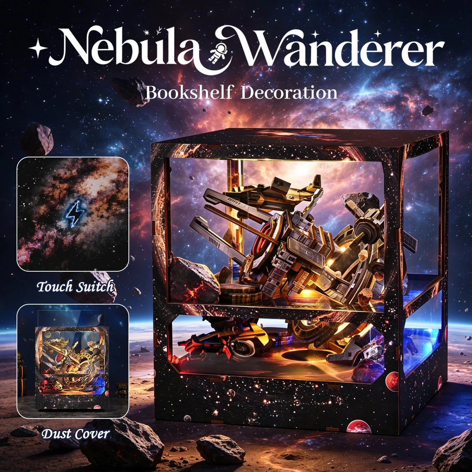 Nebula Wanderer Mini Book Nook Kit