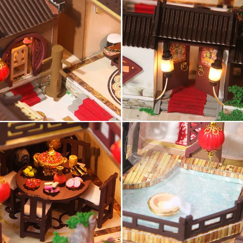 Tang Dynasty - DIY Wooden Miniature House Kit - NookFan