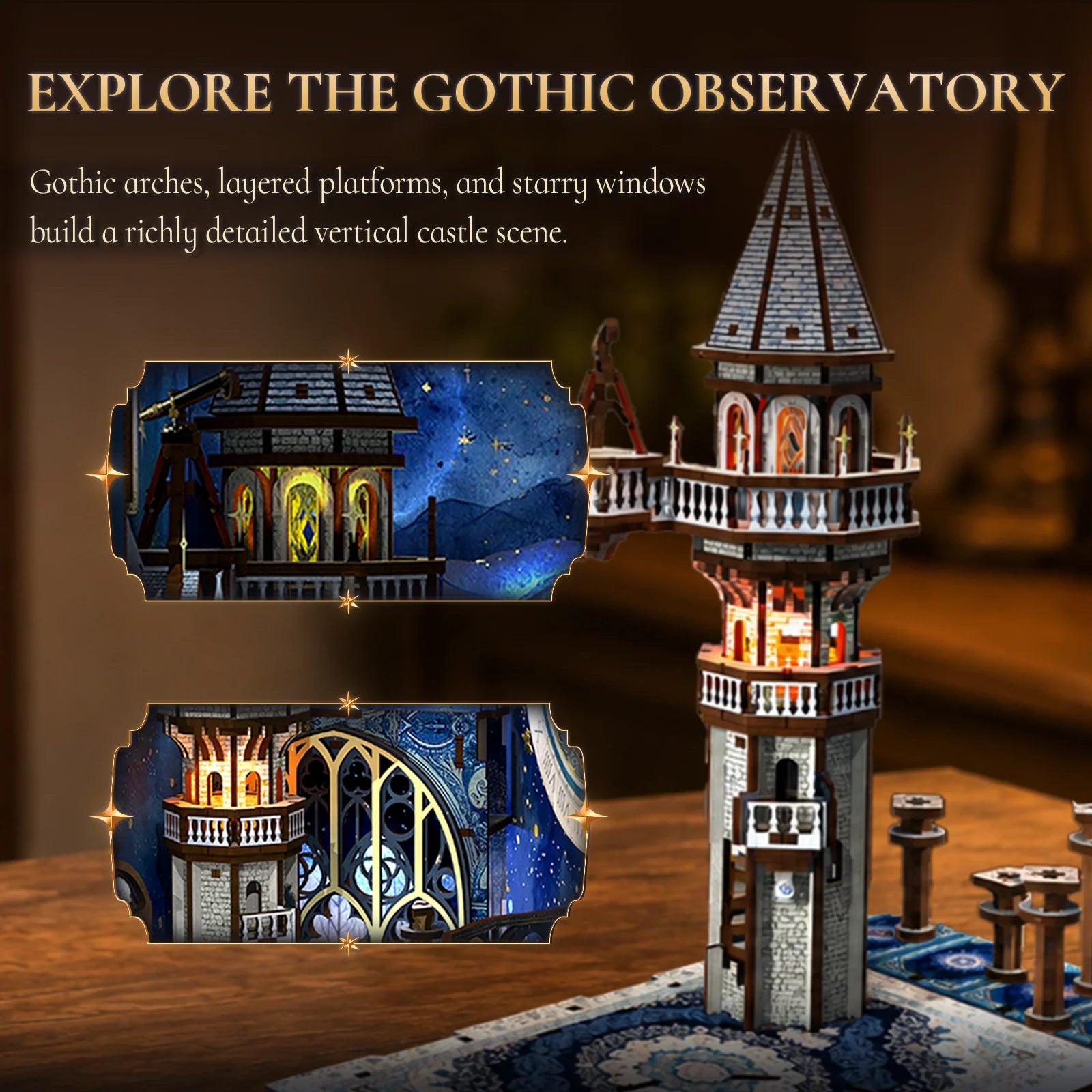 Stellar Castle - DIY Book Nook Kit - NookFan
