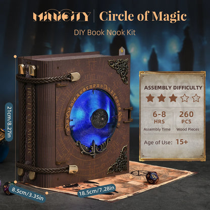 Circle of Magic DIY Book Nook Kit - Miniature with LED