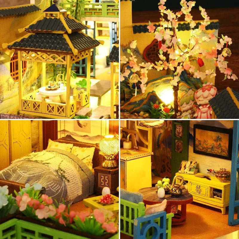 Fuchun Mountain Villa - DIY Miniature House Kit - NookFan