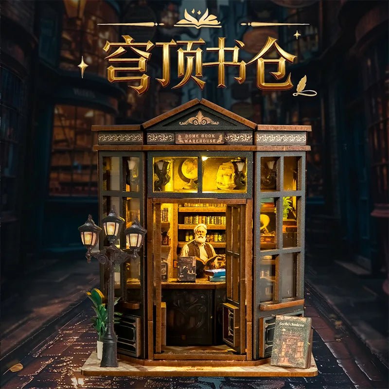 Dome Book Warehouse - DIY Miniature House Kit - NookFan