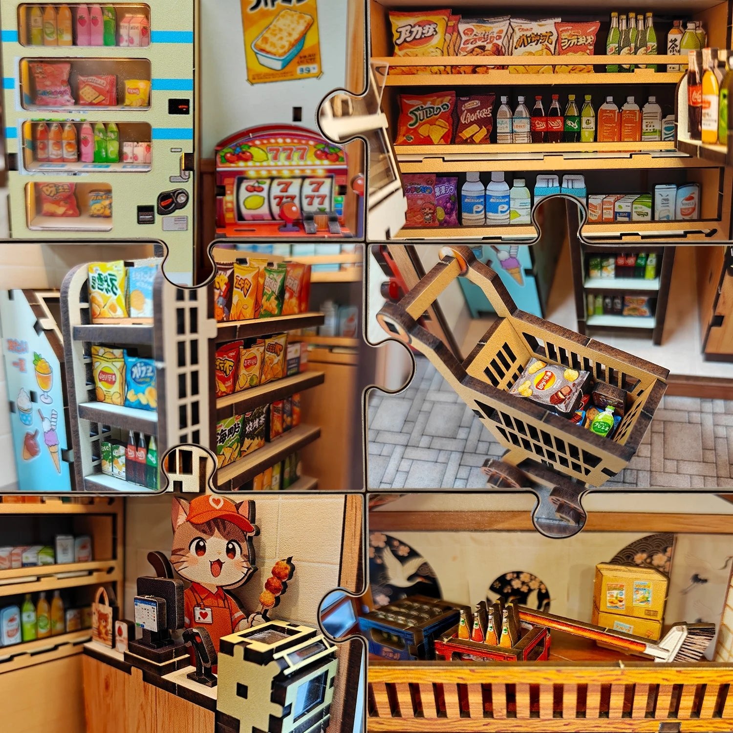 Wisteria Lane Convenience Store - Miniature House Kit - NookFan