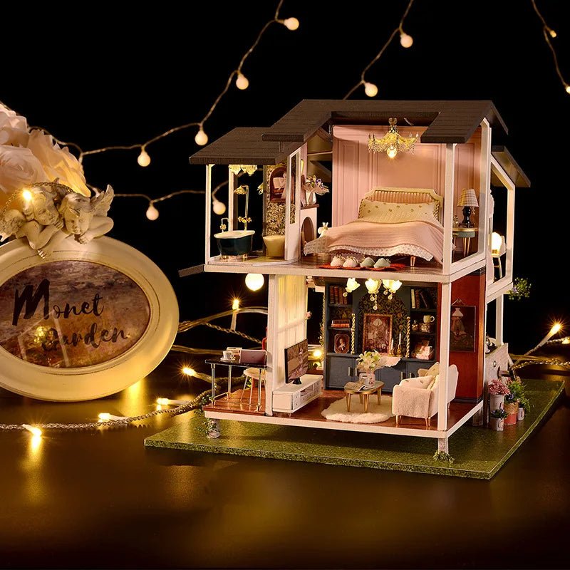 Monet's Garden- DIY Wooden Miniature House - NookFan