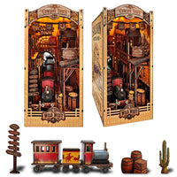 Desert Railway Town  Book Nook Kit