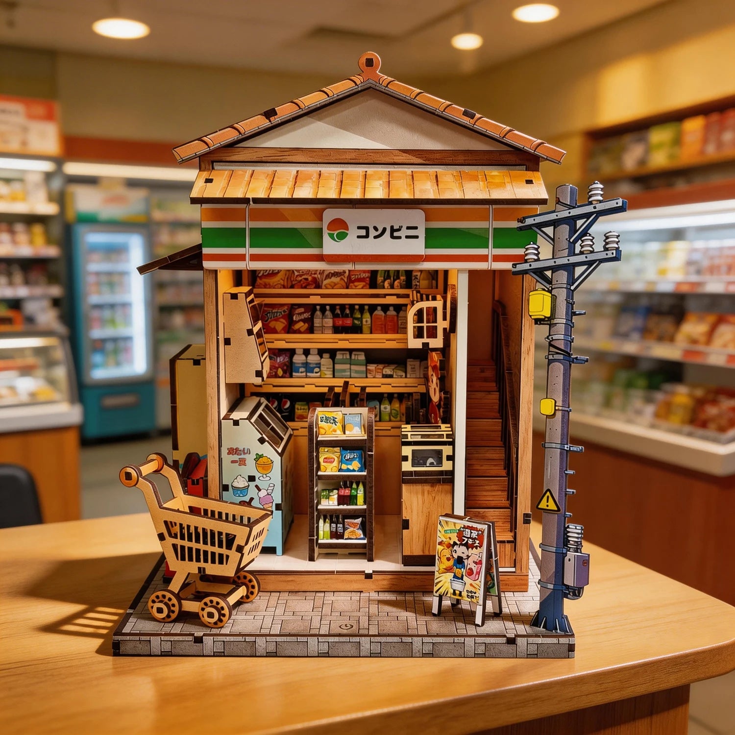 Wisteria Lane Convenience Store - Miniature House Kit - NookFan