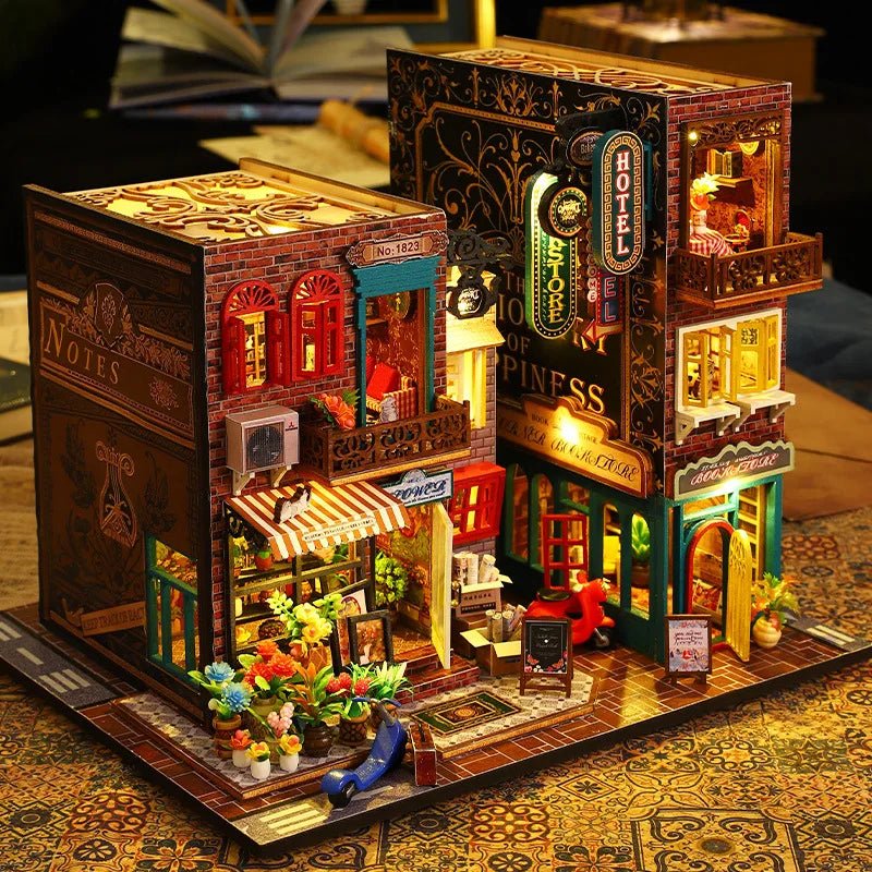 Scarborough - DIY Miniature Wooden Cabin Kit - NookFan