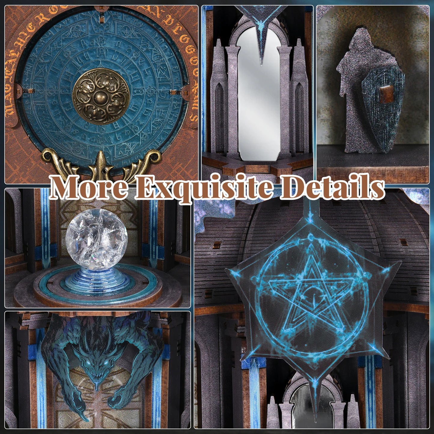 Circle of Magic DIY Book Nook Kit - Miniature with LED