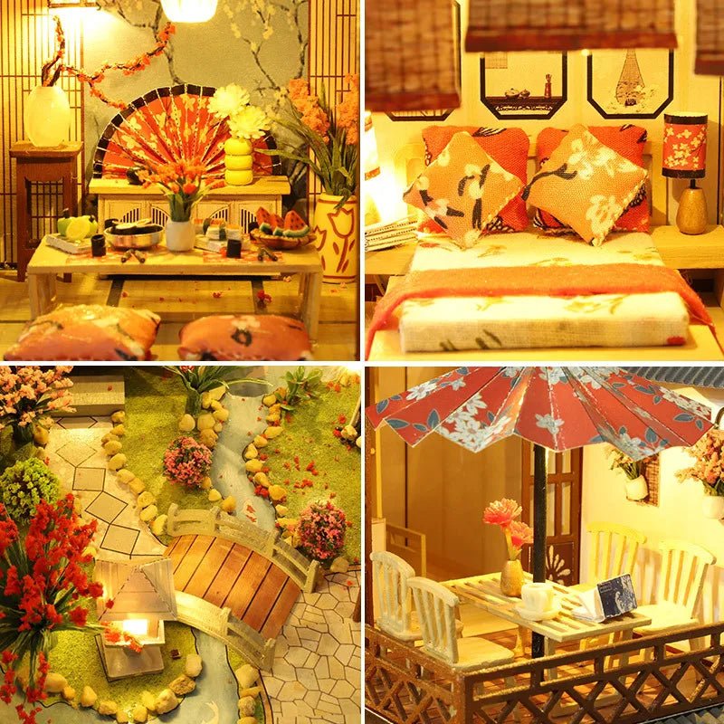 Japanese Garden - DIY Wooden Cottage Kit - NookFan