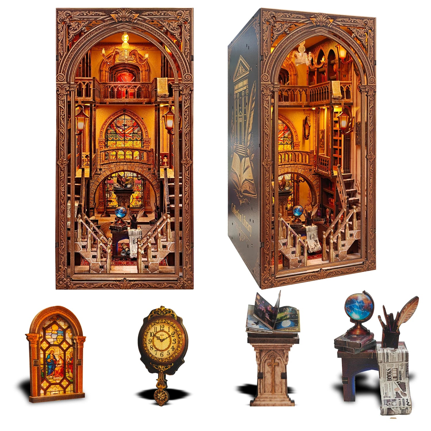 Time Library Book Nook Kit