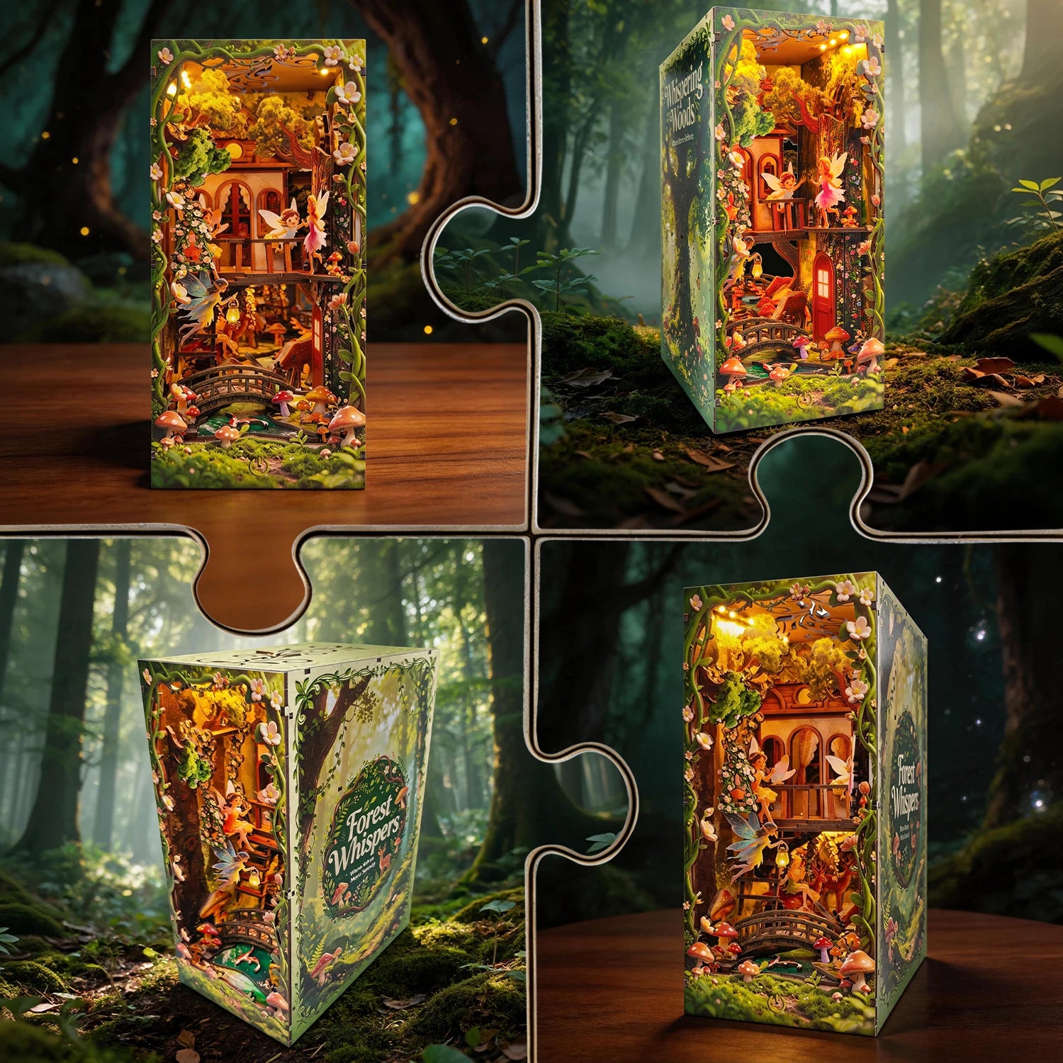 Secret Realm Of Green Sprites Book Nook Kit