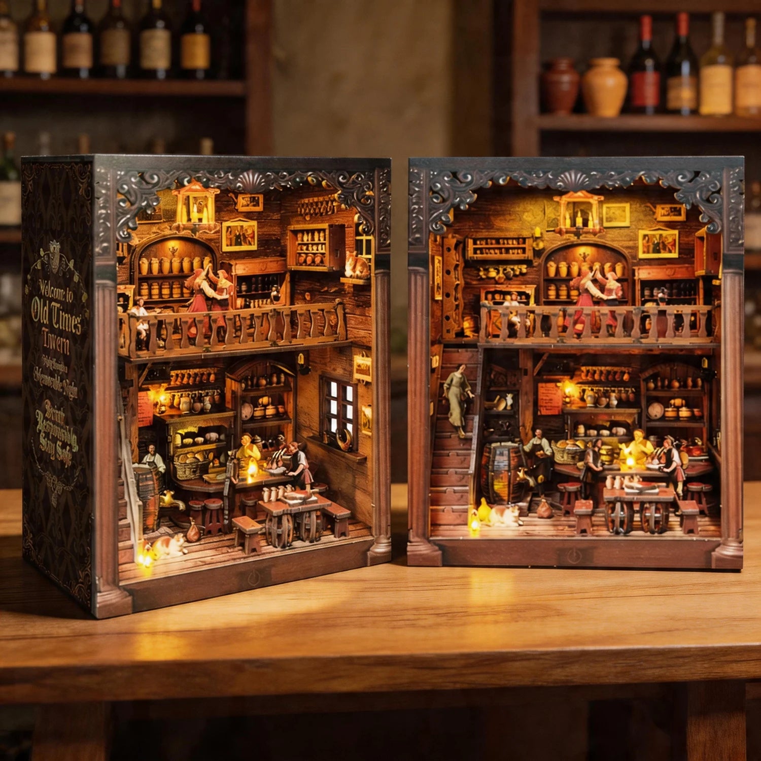 Old Time Tarvern Mini Book Nook Kit - NookFan