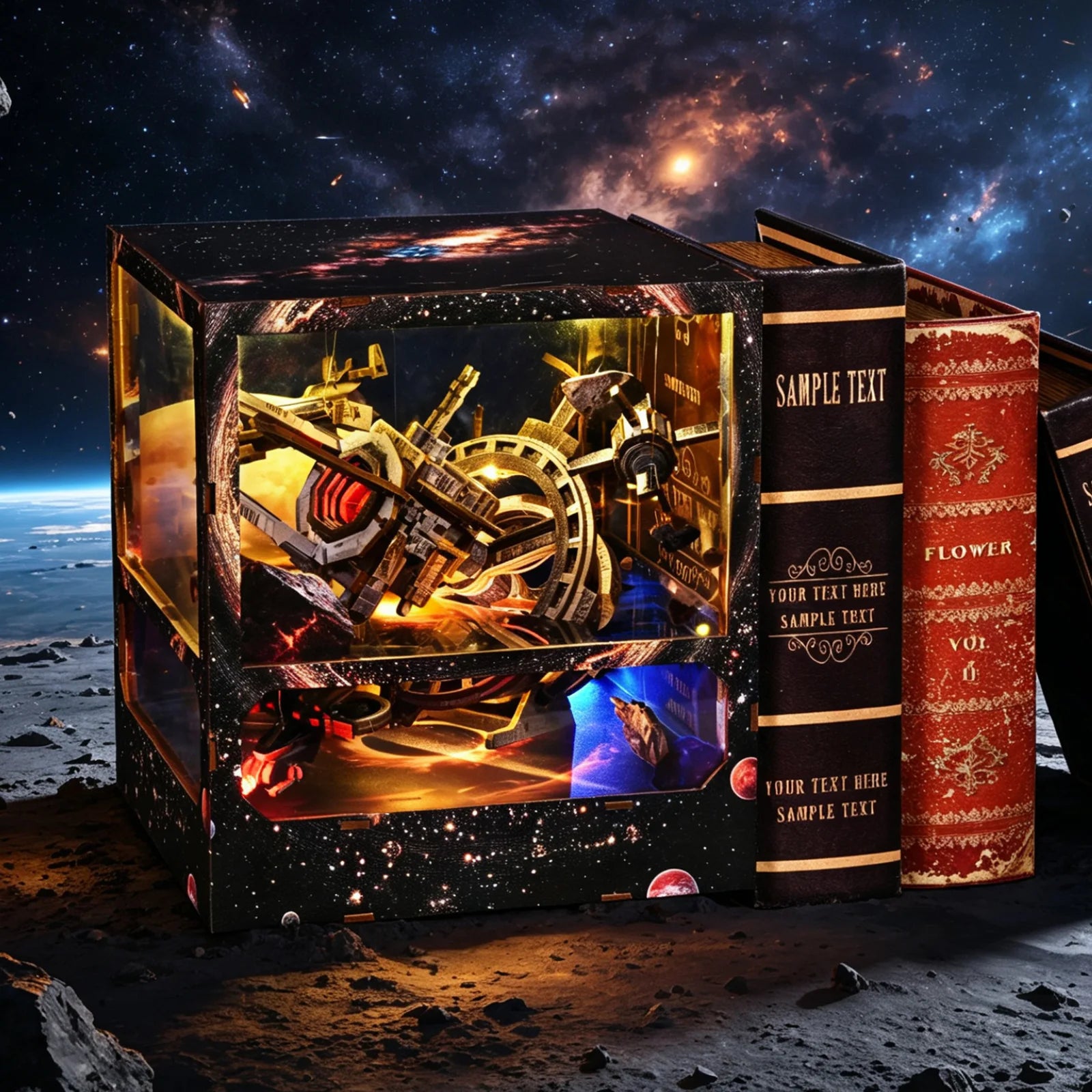 Nebula Wanderer Mini Book Nook Kit