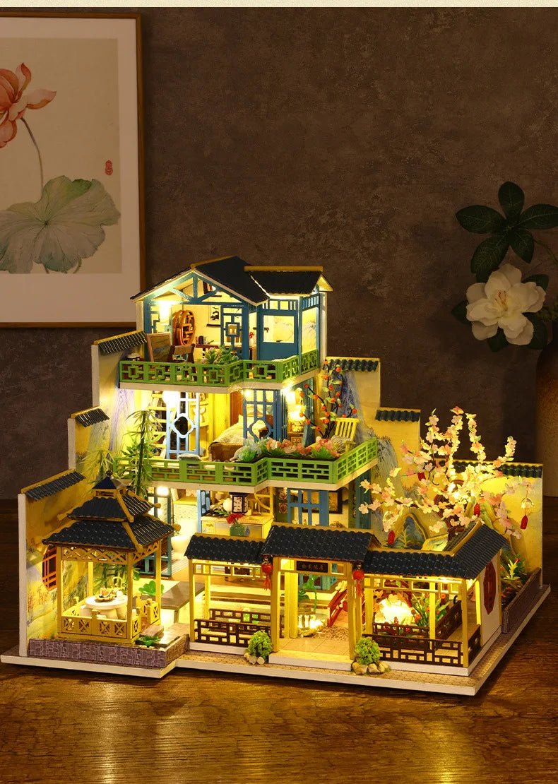 Fuchun Mountain Villa - DIY Miniature House Kit - NookFan