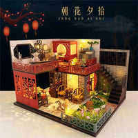Antique Attic Cabin - DIY Miniature House Kit - NookFan