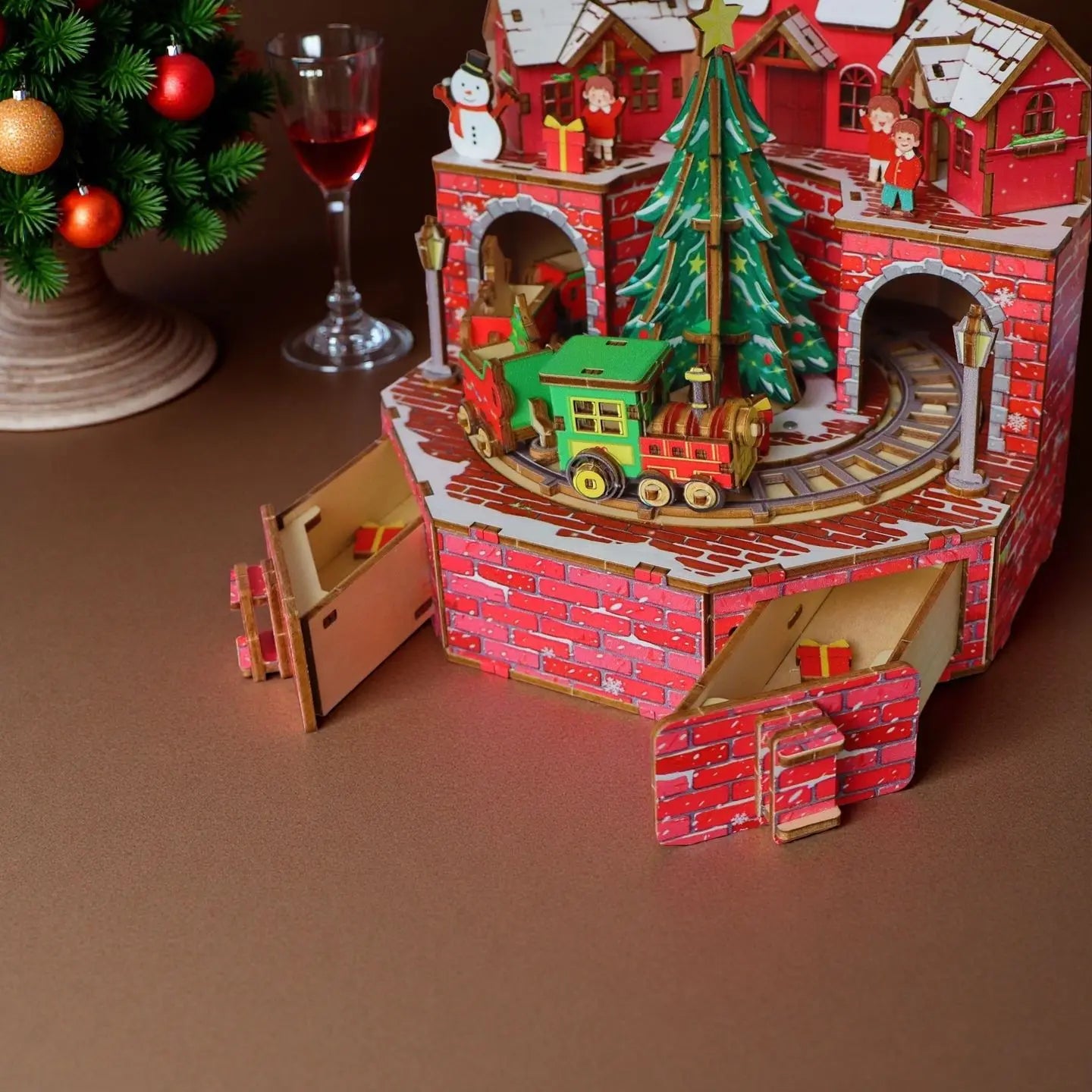 Christmas Train Music Box DIY Craft Kit - NookFan