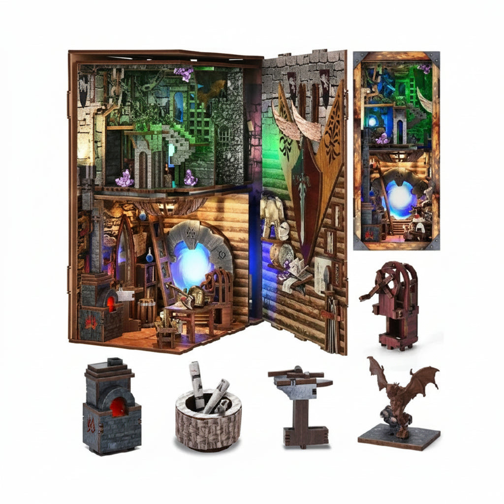Blade and Magic - DIY Miniature Book Nook Kit