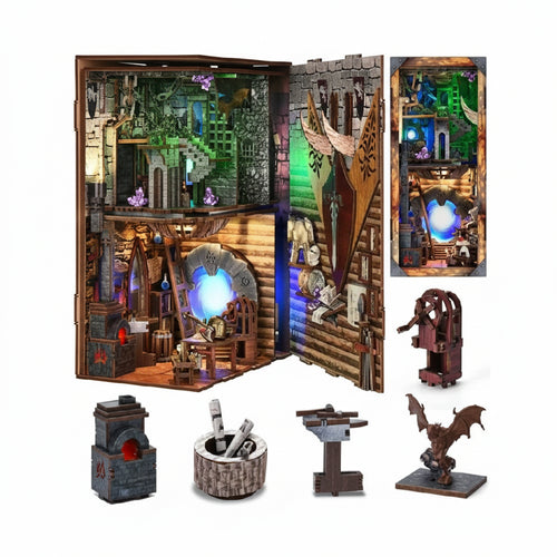 Blade and Magic - DIY Miniature Book Nook Kit