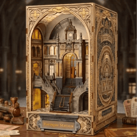 Baroque Station DIY 3D Wooden Bookend Kit - NookFan
