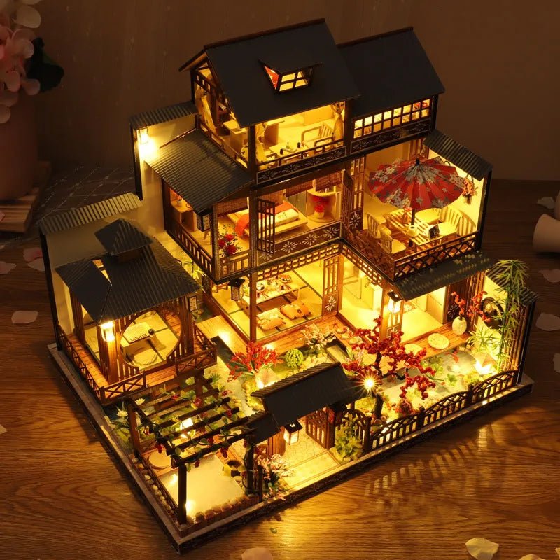 Japanese Garden - DIY Wooden Cottage Kit - NookFan