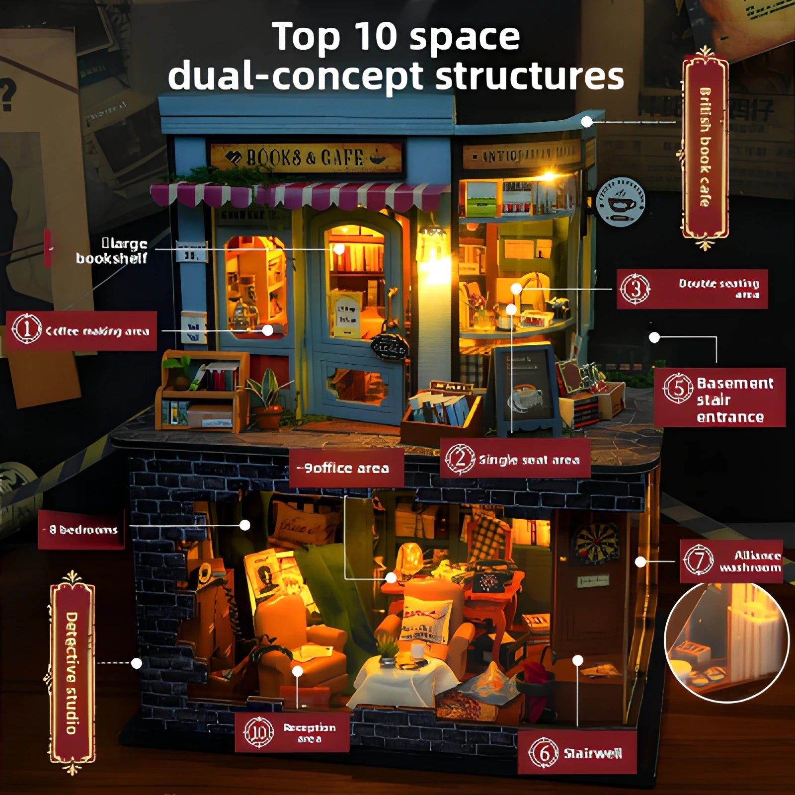 Cozy World - Miniature Bookshop & Cafe