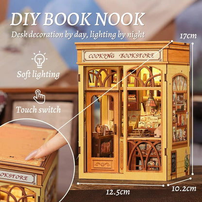 The Cooking Bookstore - DIY Book Nook Kit - TryNooki