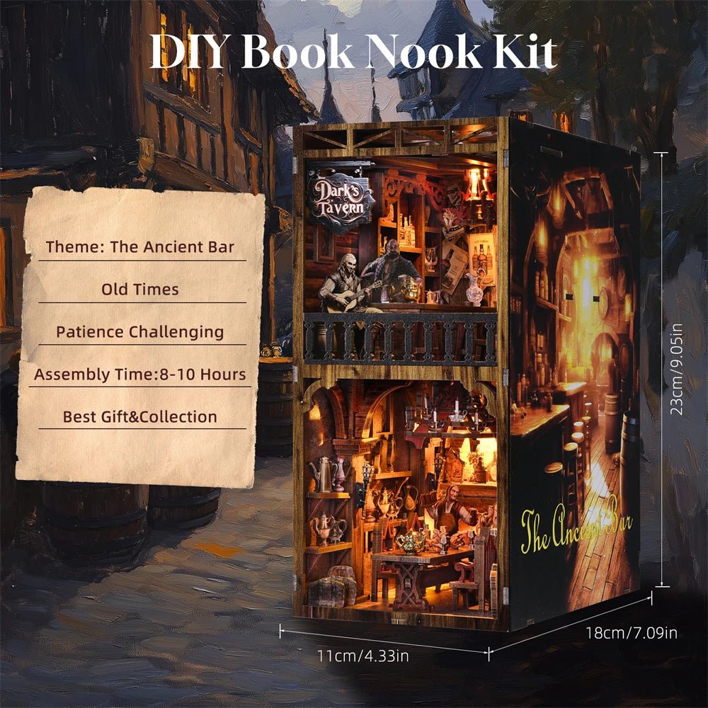 Sean's Bar DIY Book Nook Kit - TryNooki