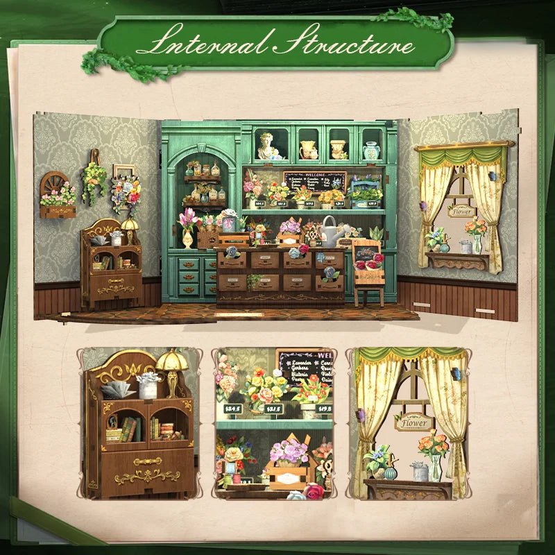 Blossom Florists - DIY Miniature World Kit - TryNooki