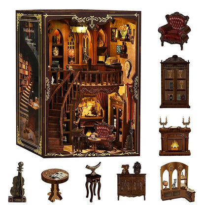 Ancient Library Book Nook Kit - TryNooki
